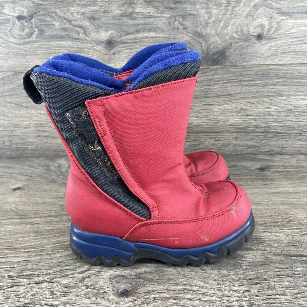 Lands End Youth Toddler Kids Winter Boots‎ Size 10M Red